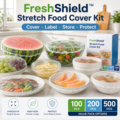 FreshShield Stretch Food Cover Kit