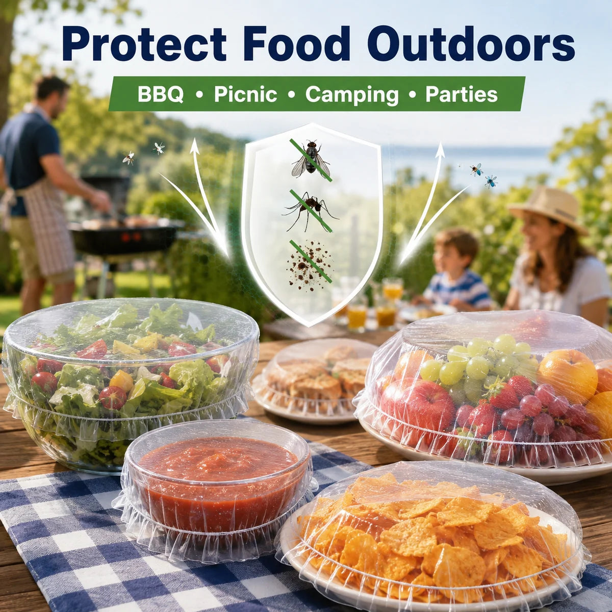 FreshShield Stretch Food Cover Kit