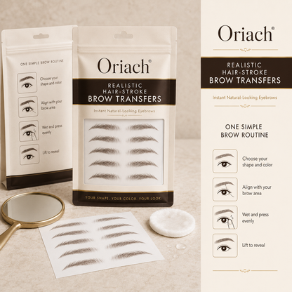 Oriach® Realistic Hair-Stroke Brow Transfers