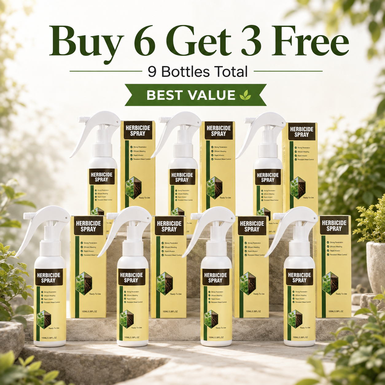 Buy 6 Get 3 Free (9 Bottles)