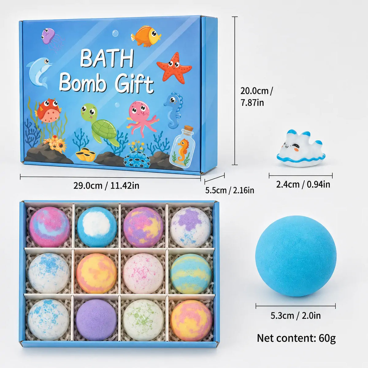Bath bomb for kids