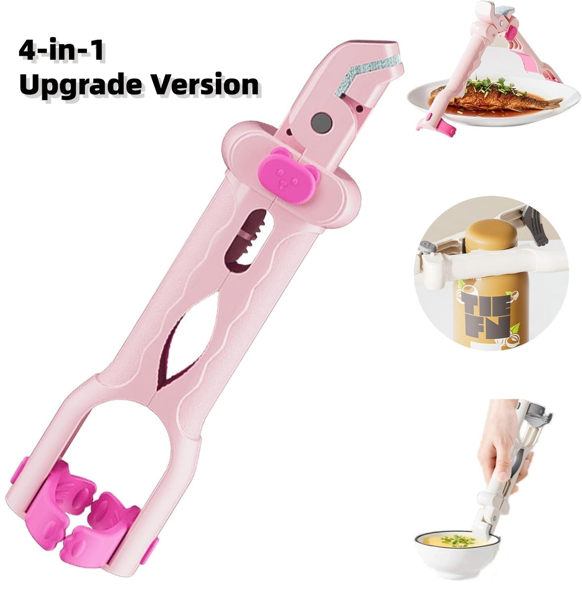 🔥Upgraded version with anti-slip and high heat resistance Hot Plate Gripper | Buy 1 Get 1 Free