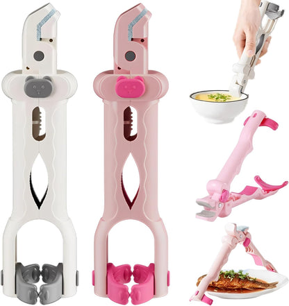 🔥Upgraded version with anti-slip and high heat resistance Hot Plate Gripper | Buy 1 Get 1 Free