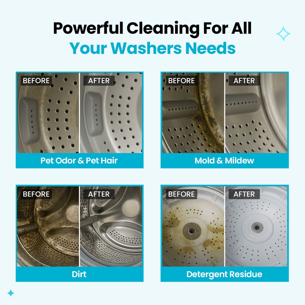 Washing machine cleaner tablet formula