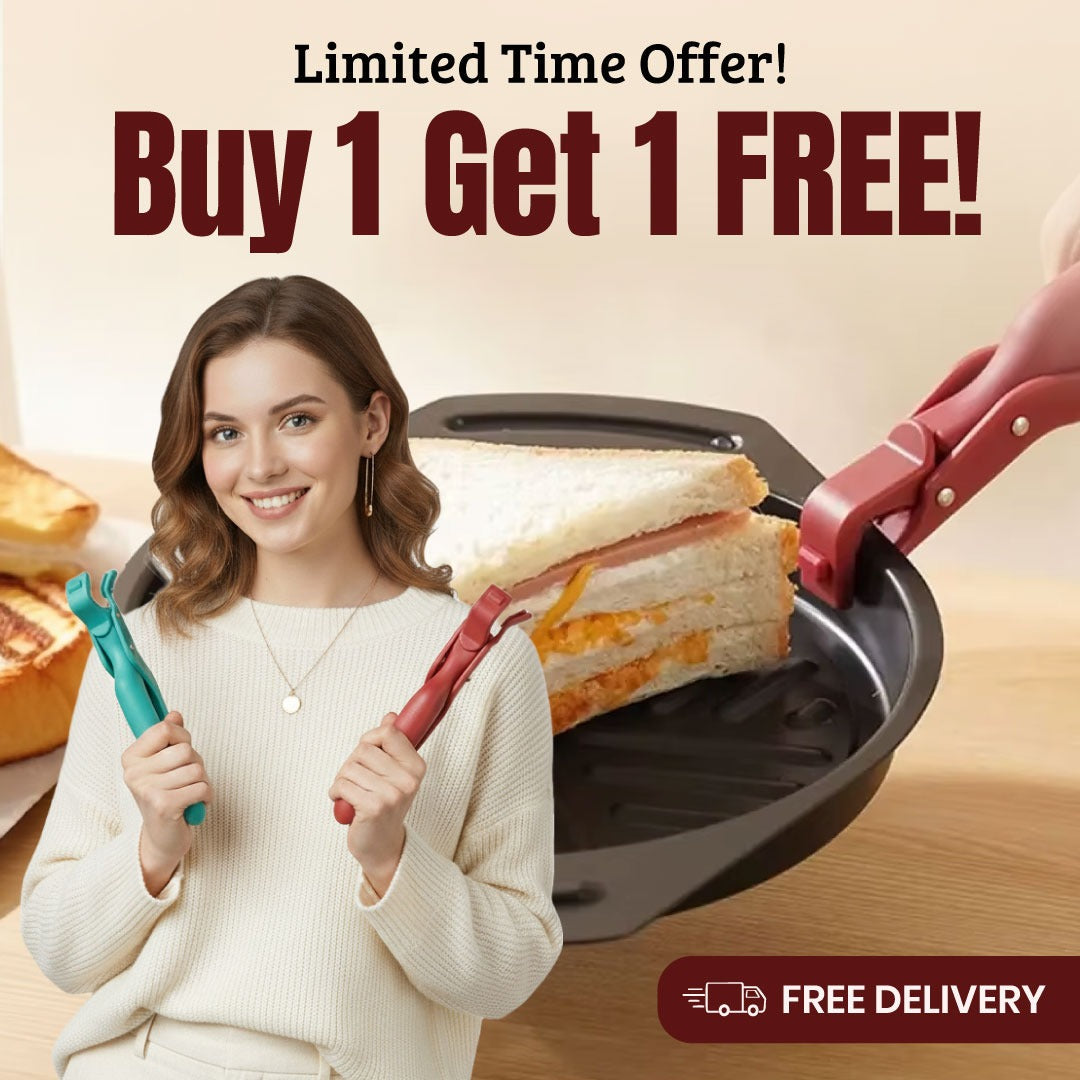 🔥Upgraded version with anti-slip and high heat resistance Hot Plate Gripper | Buy 1 Get 1 Free
