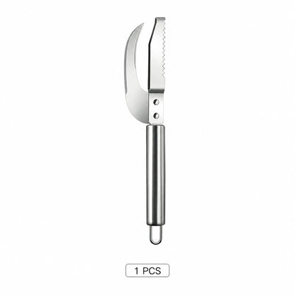 One stainless steel fish cleaning tool