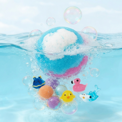 Bath bomb for kids