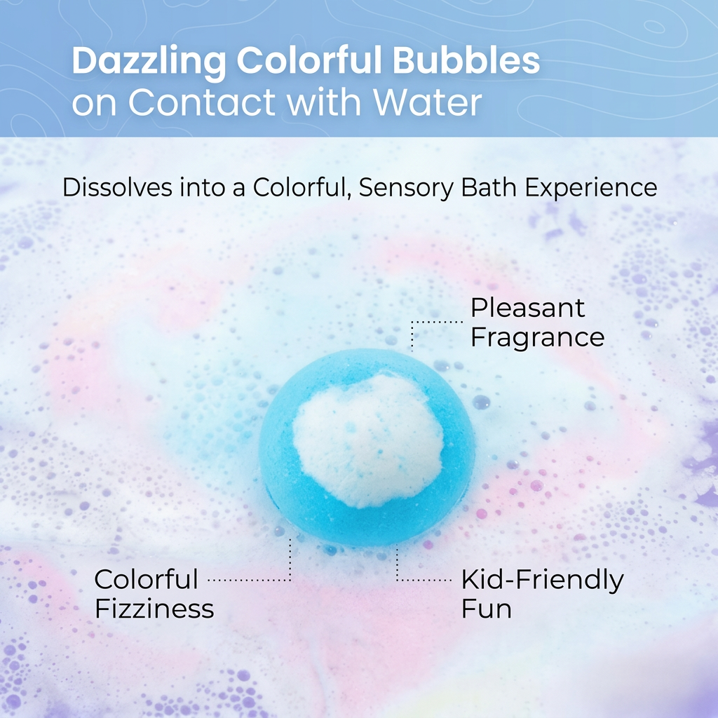 Bath bomb for kids