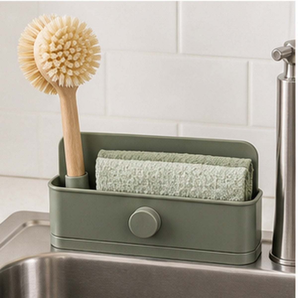 avermontia Solaire Sink Caddy Dock realistic kitchenware product photo