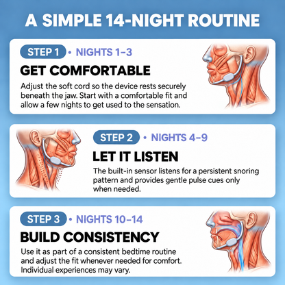 Simple 14-night Topacme Noctra bedtime routine