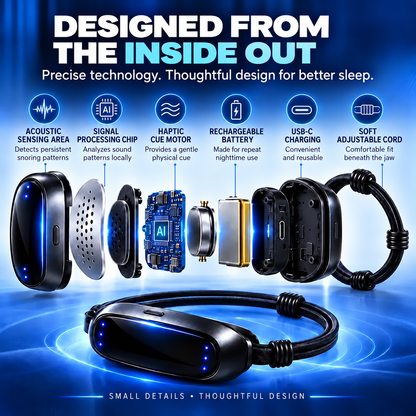 Topacme Noctra exploded product design and components