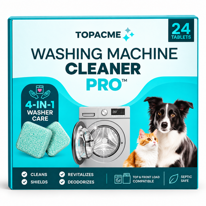 Topacme washing machine cleaner 24-tablet box