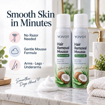 Yovot depilatory mousse hero image