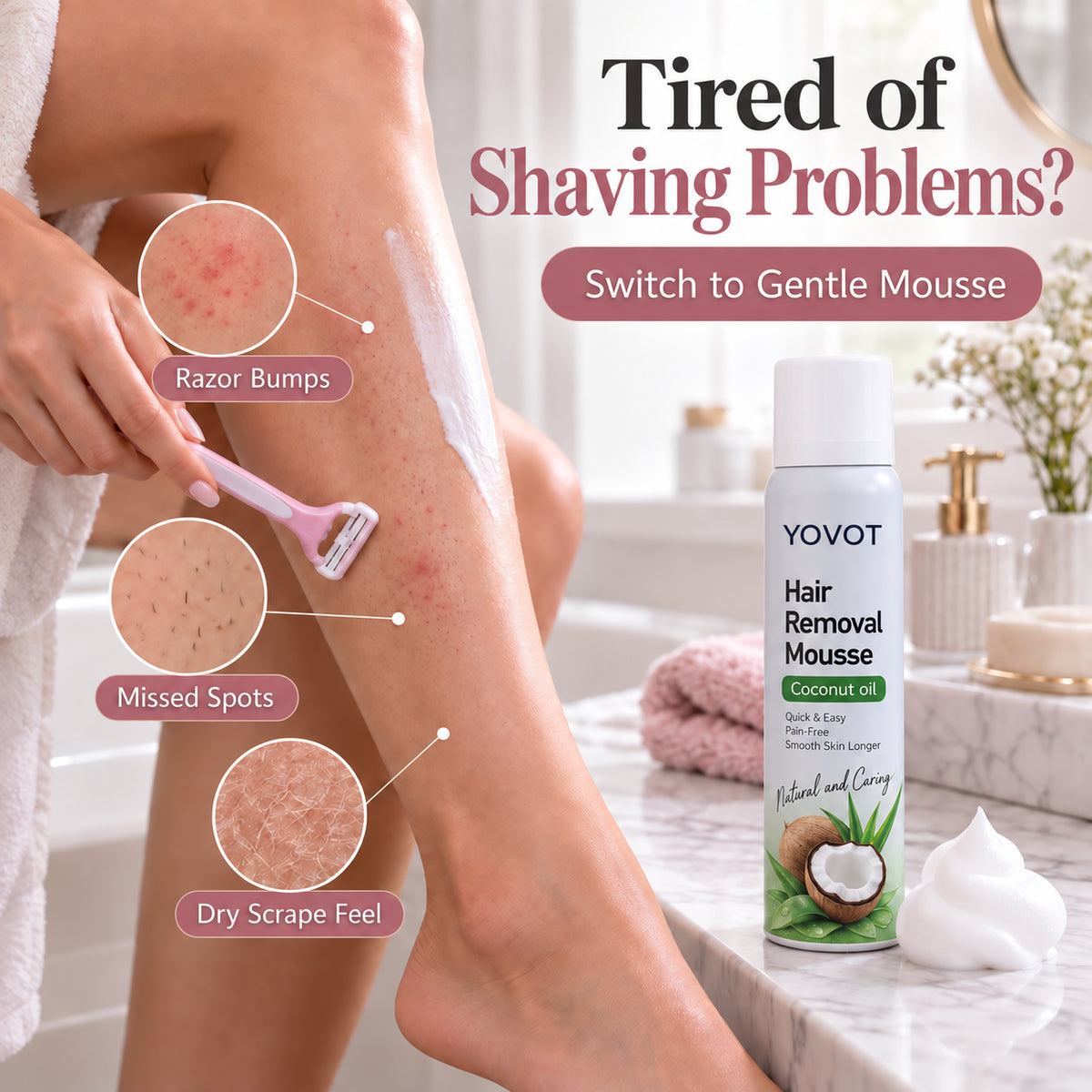Yovot common shaving problems image